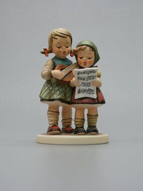 Vintage 1955 Hummel Close Harmony Music Guitar Singing Girls Figure 336 Germany